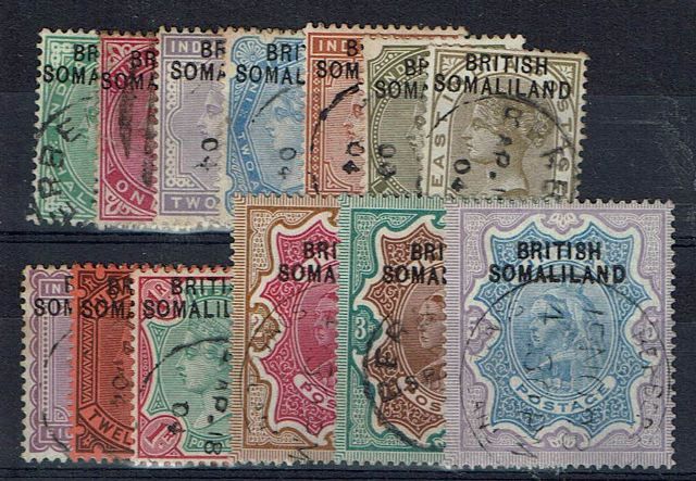 Image of Somaliland Protectorate SG 1/13 FU British Commonwealth Stamp